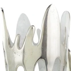 Silver Aluminum Melting Drip Vase Set -Michaels Shop D758534S 7