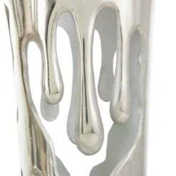 Silver Aluminum Melting Drip Vase Set -Michaels Shop D758534S 8