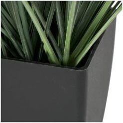 19" Onion Grass Artificial Plant With Black Plastic Pot 10 19" Onion Grass Artificial Plant With Black Plastic Pot -Michaels Shop D760283S 2
