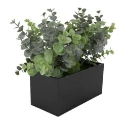 12" Green Foliage Artificial Plant With Black Pot -Michaels Shop D760284S 3