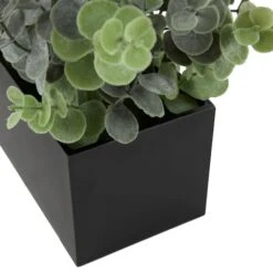 12" Green Foliage Artificial Plant With Black Pot -Michaels Shop D760284S 4