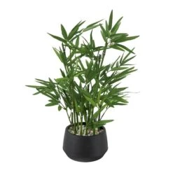 19" Green Foliage Artificial Plant With Black Pot -Michaels Shop D760288S 6