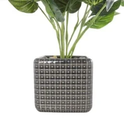 20" Green Foliage Artificial Plant With Black Ceramic Pot 11 20" Green Foliage Artificial Plant With Black Ceramic Pot -Michaels Shop D760293S 5