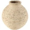 13" Beige Seagrass Handmade Wrapped Vase