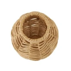 18" Brown Jute Chevron Woven Vase -Michaels Shop D760347S 2