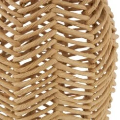 18" Brown Jute Chevron Woven Vase -Michaels Shop D760347S 5