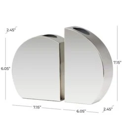Silver Mirror Finish Stainless Steel Vase Set -Michaels Shop D760367S 5