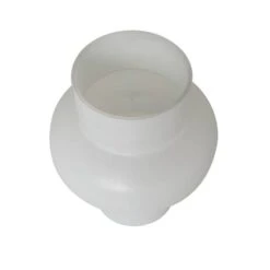 White Glass Unique Trumpet Vase Set -Michaels Shop D760406S 8