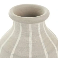 10" Blue & Gray Ceramic Abstract Ombre Drip Vase -Michaels Shop D760474S 5