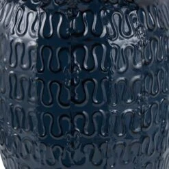 24" Dark Blue Metal Dimensional Textured Vase 19 24" Dark Blue Metal Dimensional Textured Vase -Michaels Shop D760501S 7