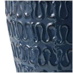 24" Dark Blue Metal Dimensional Textured Vase 21 24" Dark Blue Metal Dimensional Textured Vase -Michaels Shop D760501S 9
