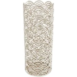 Silver Art Deco Arch Pattern Vase Set -Michaels Shop D760517S 3