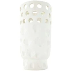 13" White Ceramic Shell Vase -Michaels Shop D760520S 4