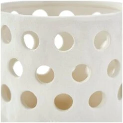 13" White Ceramic Shell Vase -Michaels Shop D760520S 5