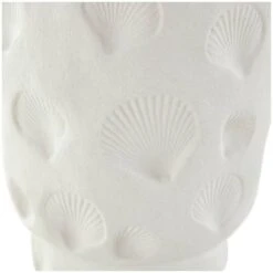13" White Ceramic Shell Vase -Michaels Shop D760520S 6
