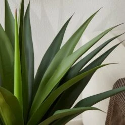 Glitzhome® 3.25ft. Potted Faux Agave Plant -Michaels Shop D763658S 5
