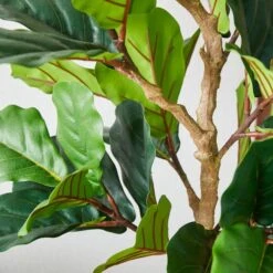 Glitzhome® 5ft. Faux Fiddle Leaf Fig Tree In Pot -Michaels Shop D763664S 5