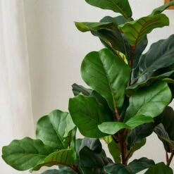 Glitzhome® 3.5ft. Faux Fiddle Leaf Fig Tree In Pot -Michaels Shop D763667S 5