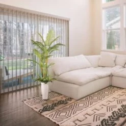 6ft. Artificial Areca Palm Tree In White Decorative Pot -Michaels Shop D763731S 2