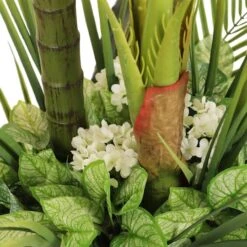 6ft. Artificial Areca Palm Tree In White Decorative Pot -Michaels Shop D763731S 5