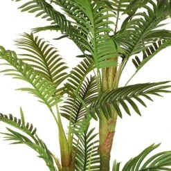 6ft. Artificial Areca Palm Tree In White Decorative Pot -Michaels Shop D763731S 6