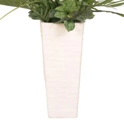 6ft. Artificial Fiddle Leaf Ficus Tree In White Decorative Pot -Michaels Shop D763733S 8