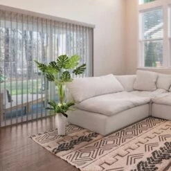 5ft. Artificial Tarovine Tree In White Decorative Pot -Michaels Shop D763736S 2