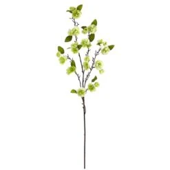 41'' Cherry Blossom Artificial Flower Spray, 3ct. Light Green -Michaels Shop M20018950 1