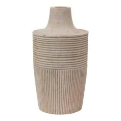 Hello Honey® Decorative Hand-Carved Mango Wood Vase -Michaels Shop M20033072 1